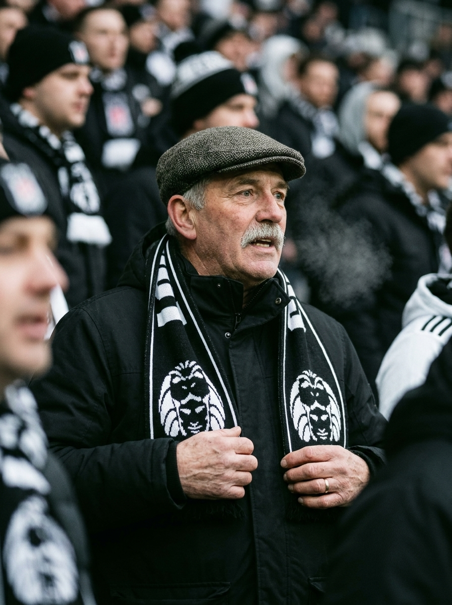 Supporter draagt de LOCALS1903 sjaal